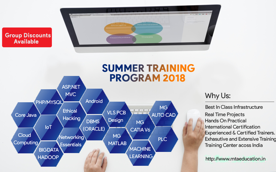 Summer Training , Winter Training ,Project based Summer Training